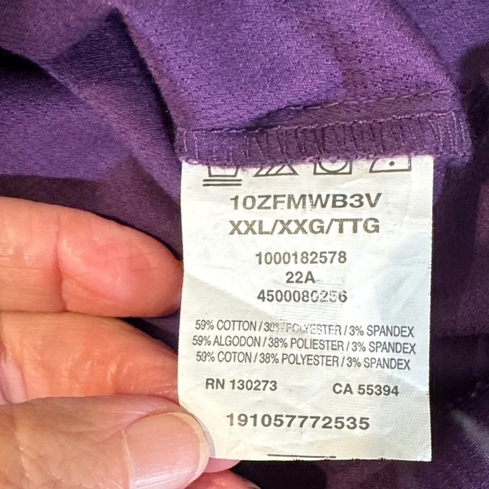 Lee Riders Rich Purple Top - Picture 6 of 8